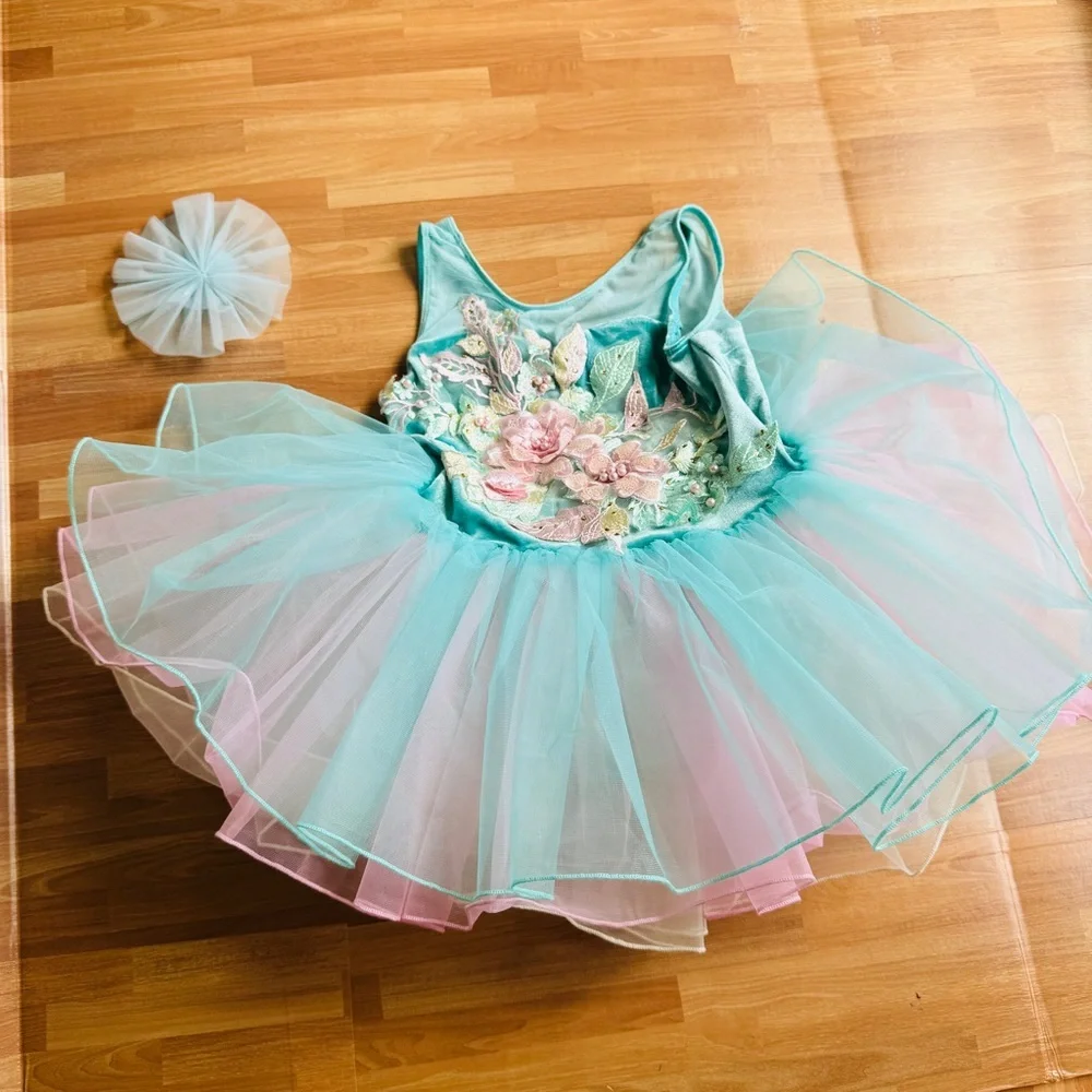A wish come true dance outfit pastel tutu size 5/6